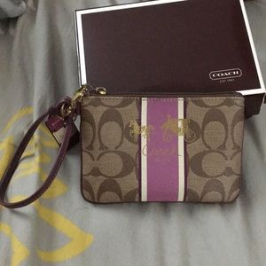 Coach wristlet